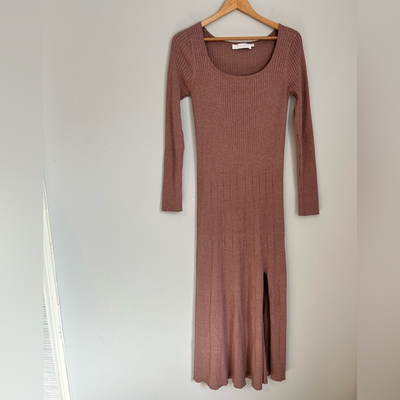 NWOT ASTR The Label Ribbed Knit Midi Dress – Women’s XL - Picture 1 of 4